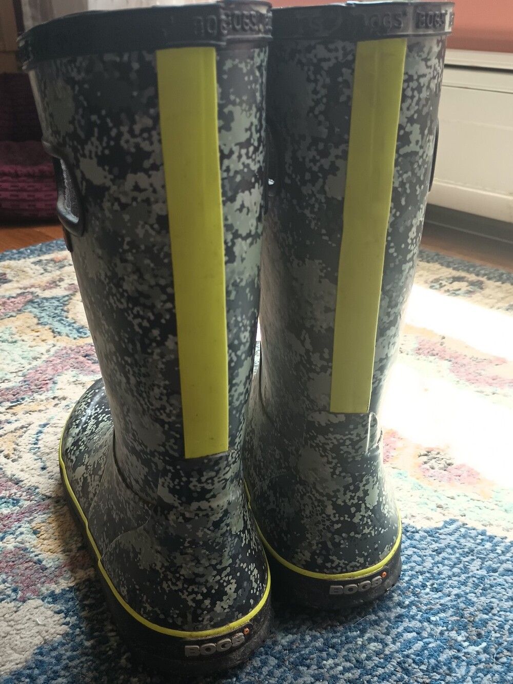 Kids' Bogs Camo Rain Boots - Picture 5 of 5